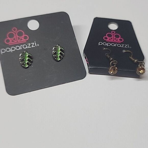 Paparazzi Earrings Lot of 2 - Picture 2 of 2
